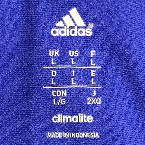 Adidas Track Jacket Mens Size Large Zip 3 Stripes On Shoulder Athleisure Classic - Picture 2 of 8